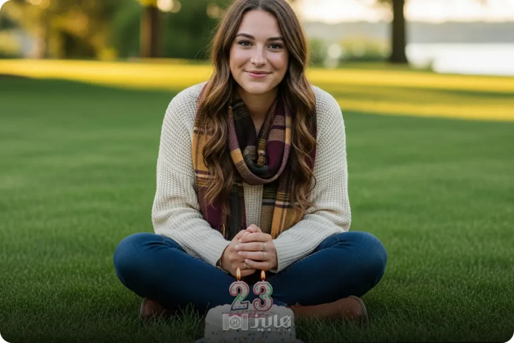 ژست عکس تولد در طبیعت دونفره