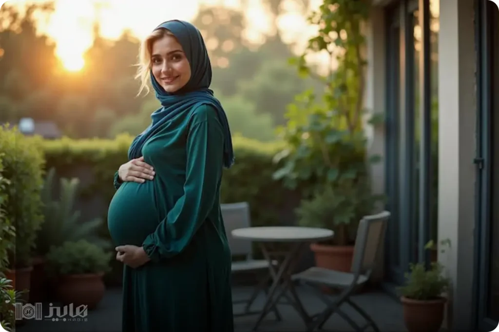 ایده عکس بارداری با عکس سونوگرافی