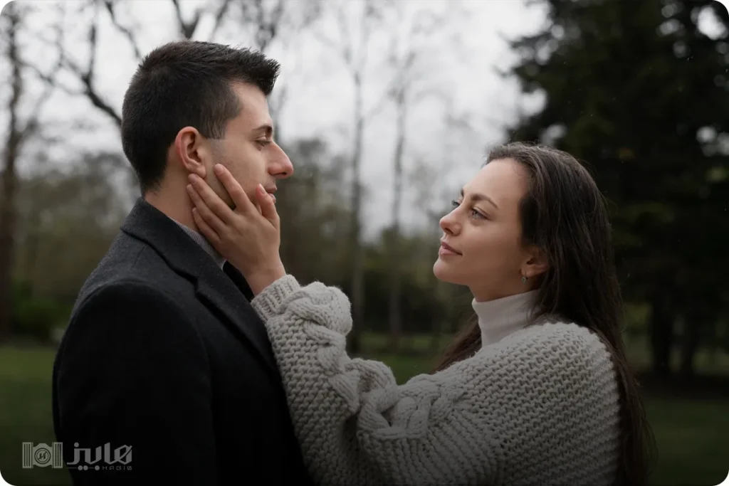 ژست نگاه عاشقانه به هم