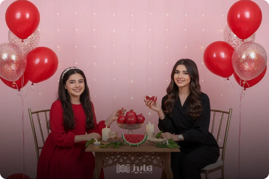 دکور فانتزی و دخترانه برای شب یلدا